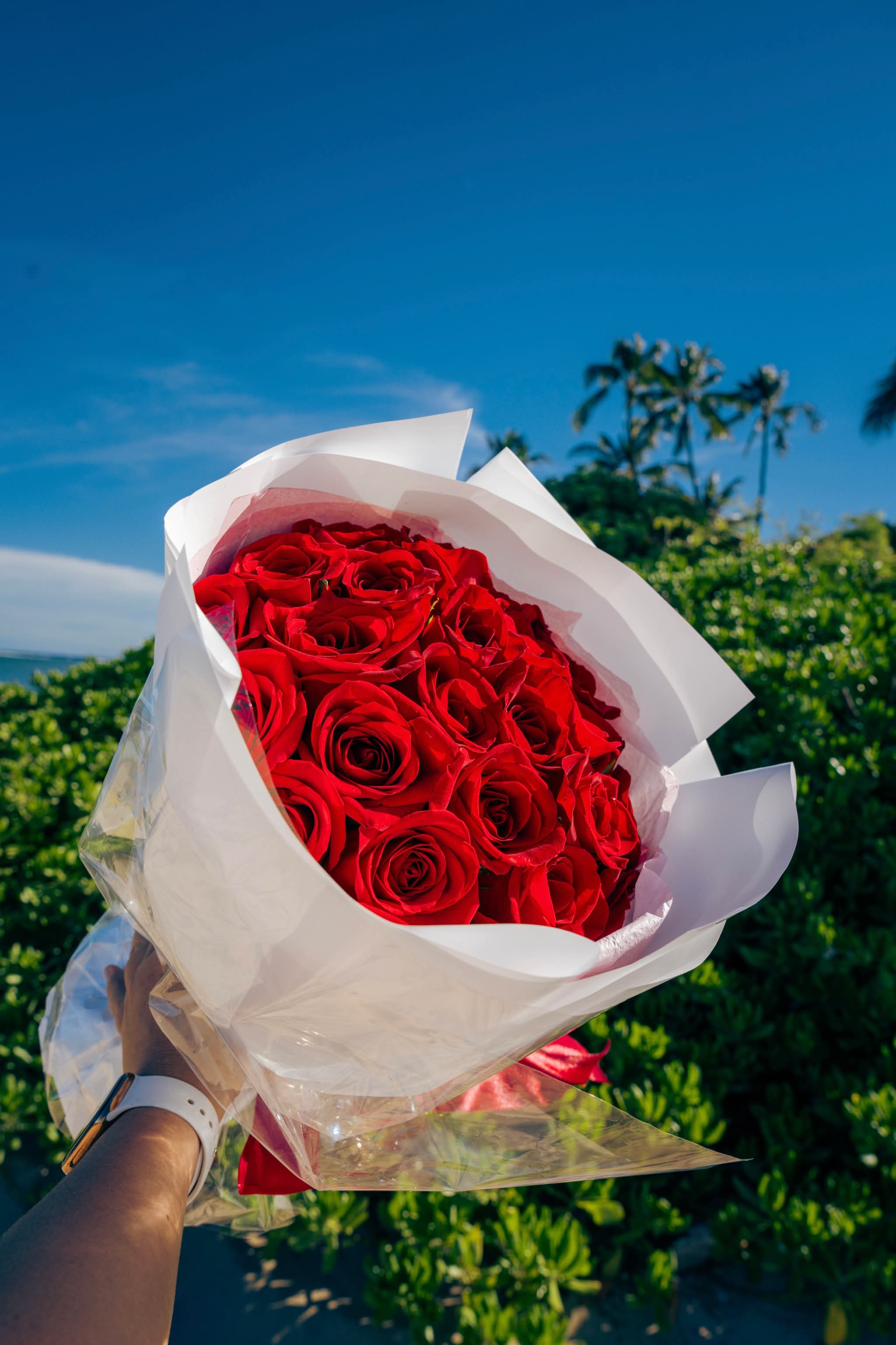 Classic Red Roses Bouquet