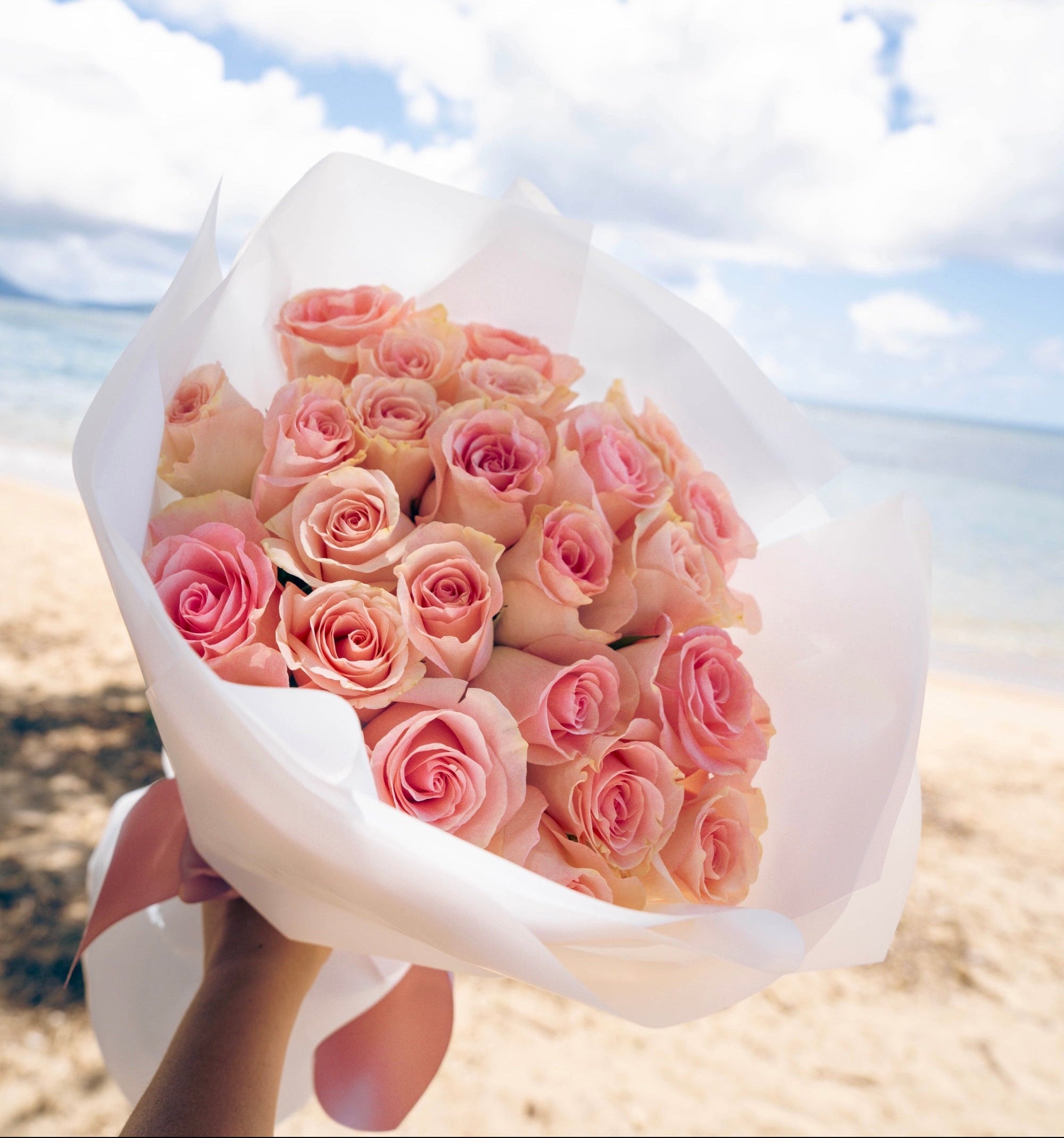 Birthday Pink Roses Bouquet