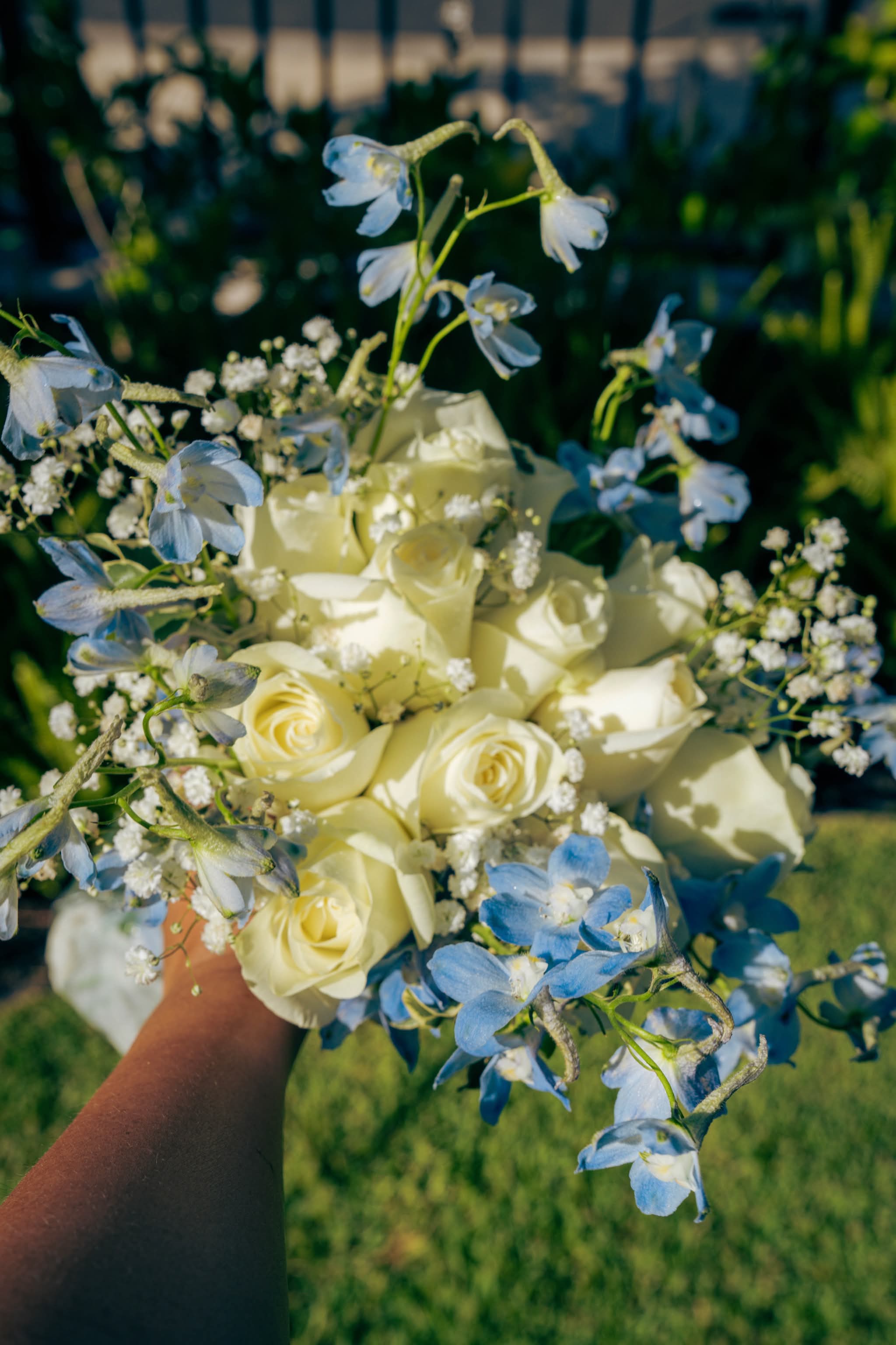 Bridal Bouquet - Baby Blue